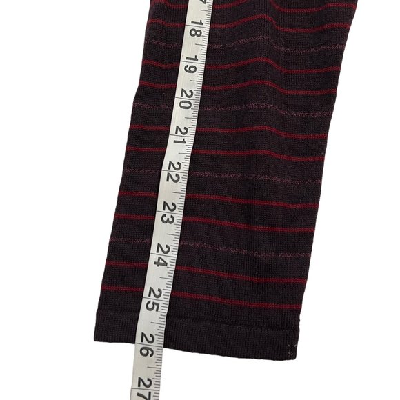 Calvin Klein Men's Sweater Red Stripes Long Sleeve Size XL Crew Neck Wool Blend - Picture 6 of 6